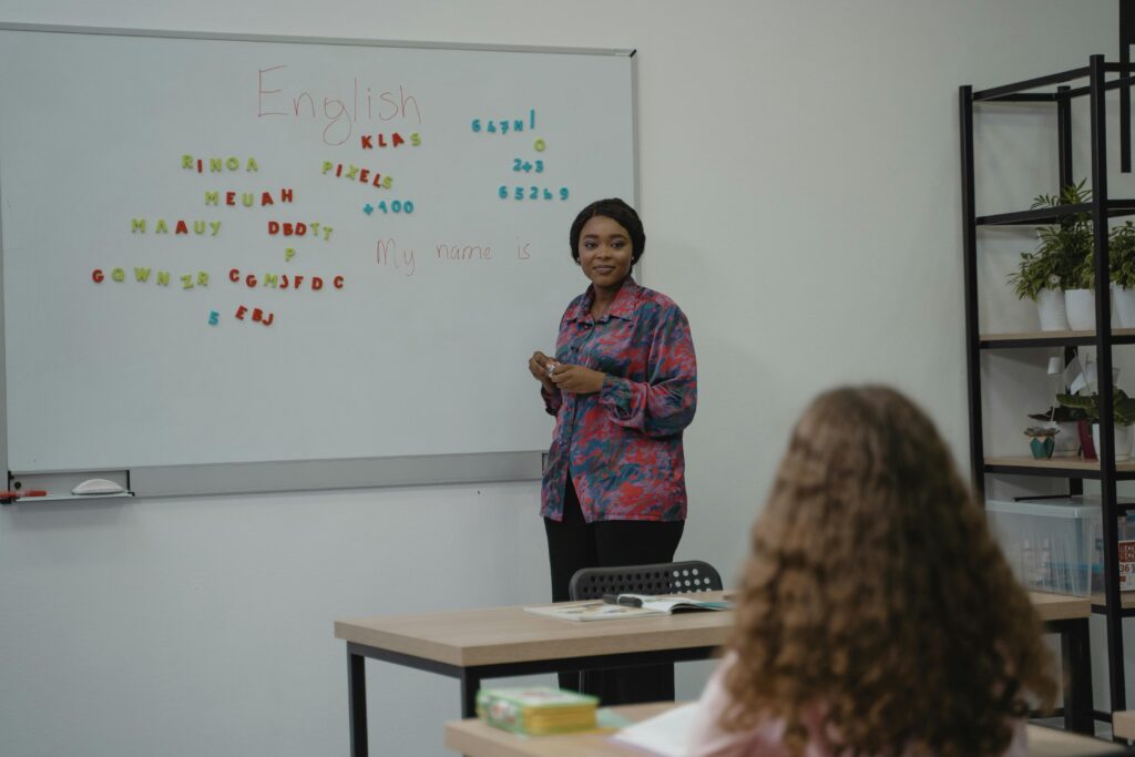 pexels-photo-5427868-5427868 Woman Teaching English in Class